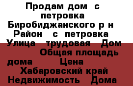 Продам дом. с. петровка, Биробиджанского р-н › Район ­ с. петровка › Улица ­ трудовая › Дом ­ 11/1 › Общая площадь дома ­ 60 › Цена ­ 60 000 - Хабаровский край Недвижимость » Дома, коттеджи, дачи продажа   . Хабаровский край